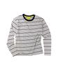 CONICHIWA BONJOUR Multi-Stripe Long Sleeve (White/Brown)