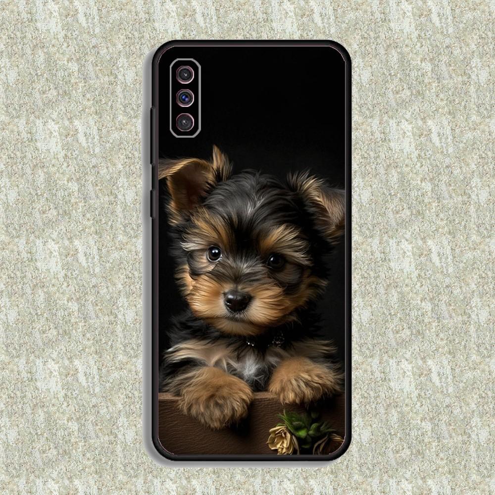 

Yorkshire terrier dog Phone Case For Samsung S23,23,22,30,21,10,9,Note20 Ultra,Lite,Ultra,5G,Plus,FE,Black Soft Case Samsung S9