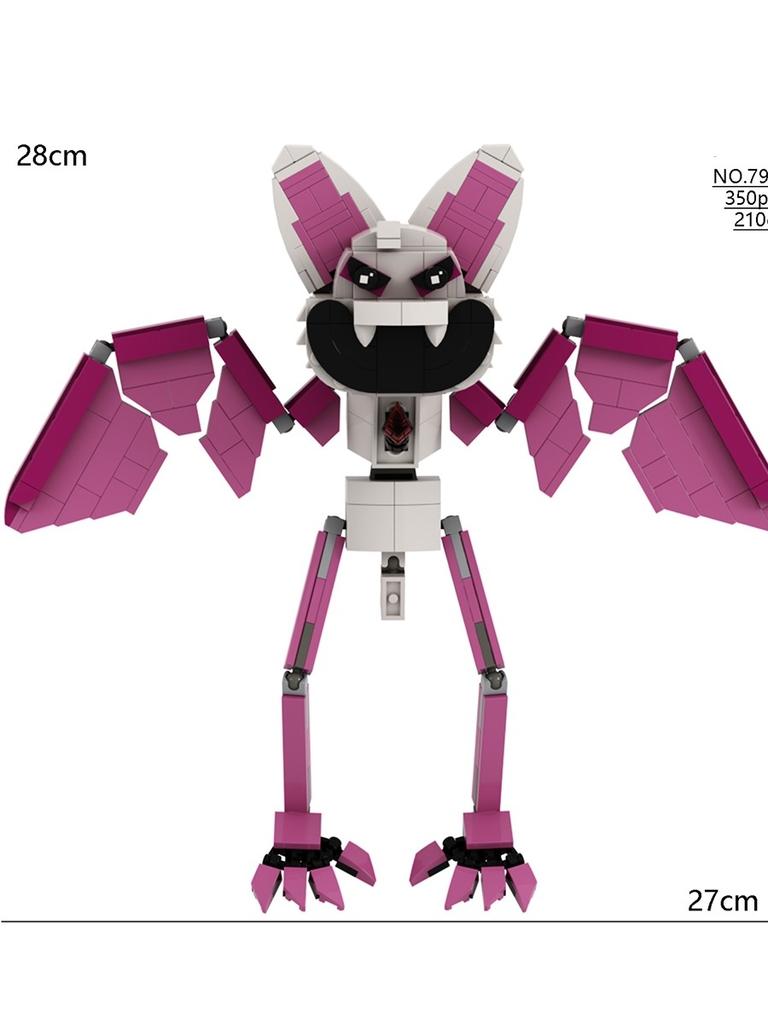 Smiling Poppy4 Critters Game Characters Building Blocks Toys Kidss Toys Puzzle