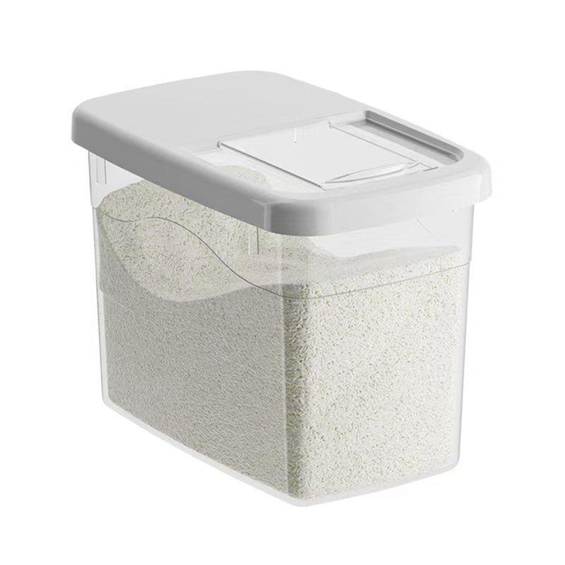 A20F-Rice Storage Box Rice Dispenser Rice Container Grain Storage Jar Cereal Dispenser Pet Food Container Kitchen Organizer