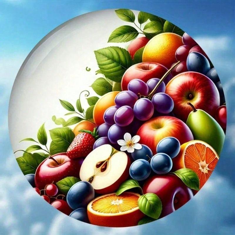 Metal Round Wall Art 8 Inch Vintage Aluminum Sign Retro Decor for Bar
