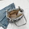 Textured large-capacity fashion shoulder bag women's winter new versatile tote bag women