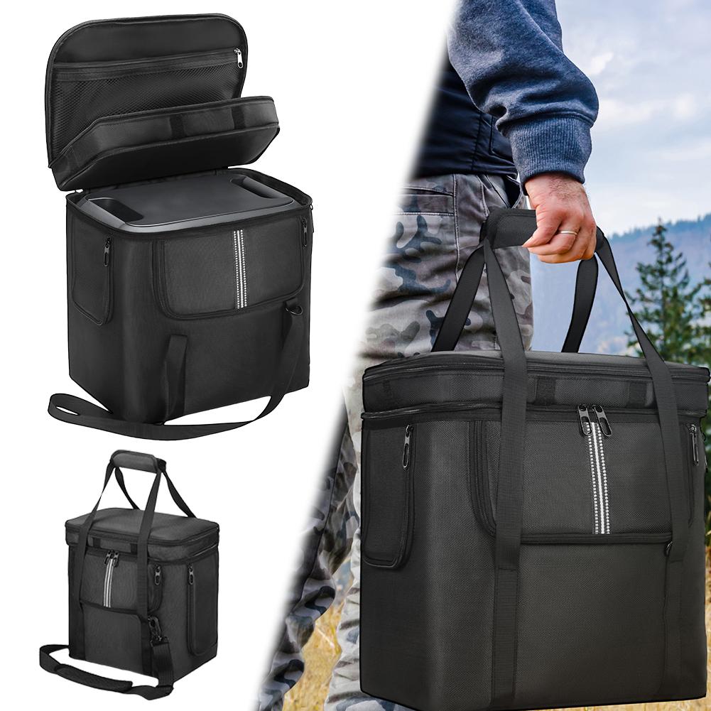 Carrying Case for BLUETTI Portable Power Station AC180 Bag Protective Case Waterproof Anti-drop with Shoulder Strap & Handle