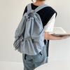 South Korea's Dongdaemun New Drawstring Backpack Women's Fashionable Casual Large-capacity Students 'lightweight Nylon Women