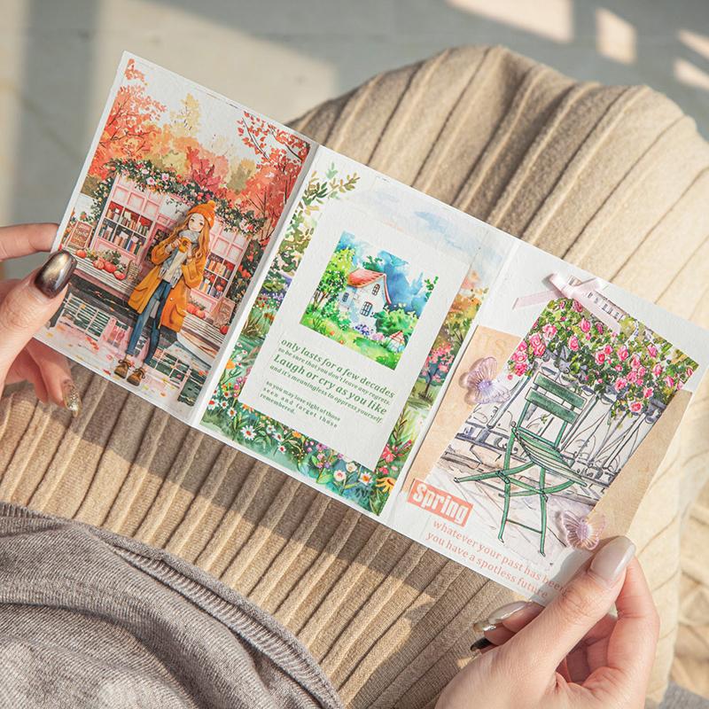 Velká velikost Páska Cesta Příroda Krása Pouliční krajina Páska Scrapbook DIY Ruční účet Obal na mobilní telefon Dekorace zápisníku