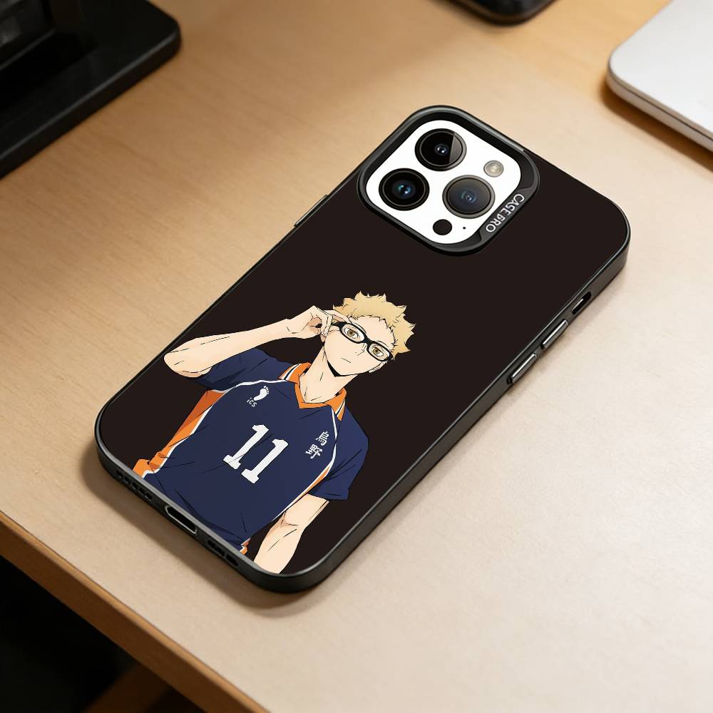 T-Tsukishima K-Kei Phone Case For iPhone 17,16,15,14,13,12,11 Plus,Pro Max,XS,Colorful Silver Black Cover