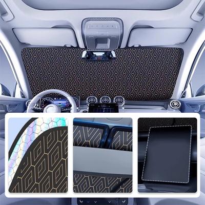 Auto Windschutzscheibenvorhänge UV-reflektierende Laserschicht Sonnenschutz Windschutzscheibe Sonnenschutzabdeckung Kühlung Hitzeschutzvorhang