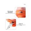 360° Rotatable Bladeless Neck Fan 3 Speeds Hanging Waist Fan Small Clip-On Waist Fan  Travel Use