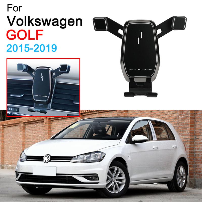 Car Mobile Phone Bracket Air Vent Mount Call Phone Holder for Volkswagen VW Golf 7 MK7 Accessories 2015 2016 2017 2018 2019 2020