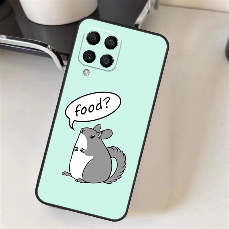 Cute Cartoon Chinchilla Case For Samsung Galaxy M15 M35 M55 M56 M36 M16 M06 M31 M13 M33 M53 M12 M32 M52 M14 M34 M54