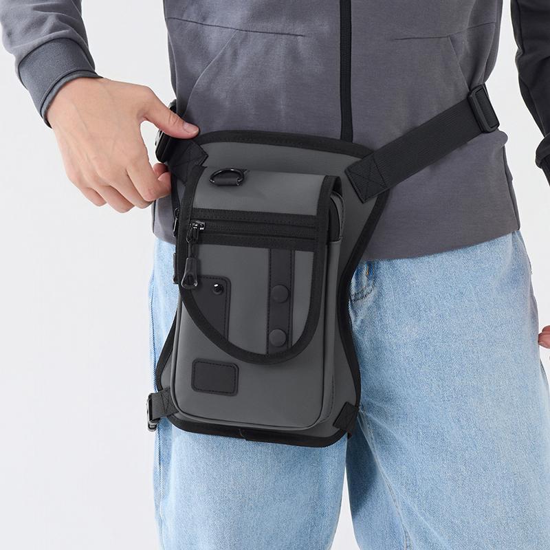 Multi-Use Travel Waist Pack Shoulder Bag Leg Bag for Biking Outdoor Sports Waterproof Storage Pouch with Adjustable Strap Bolsos