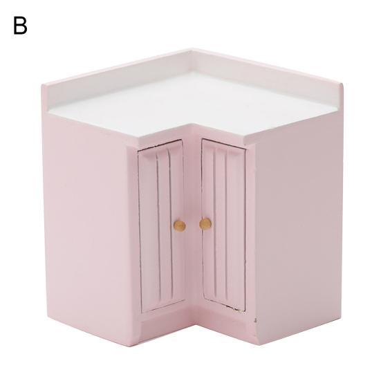 

1/12 Мини Кукольный Домик Кухня Игровые Шкафы Кухонный Стол Раковина Столешница Модель Игрушка B