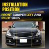 Front Bumper Retainer Bracket Support for 2007-15 INFINITI G35 G37 G25 Q40 Sedan