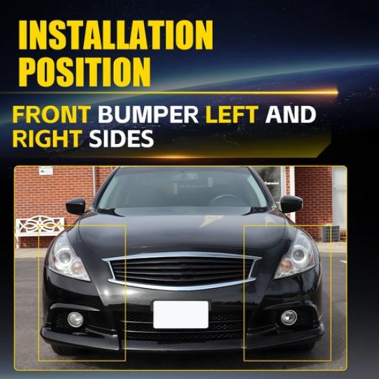 Front Bumper Retainer Bracket Support for 2007-15 INFINITI G35 G37 G25 Q40 Sedan