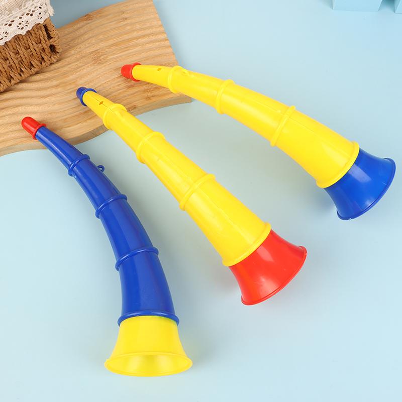 2Pcs Plastic Handheld Air Cheering Horn Football Party Carnival Sports Games Cheering Horn Noise Makers