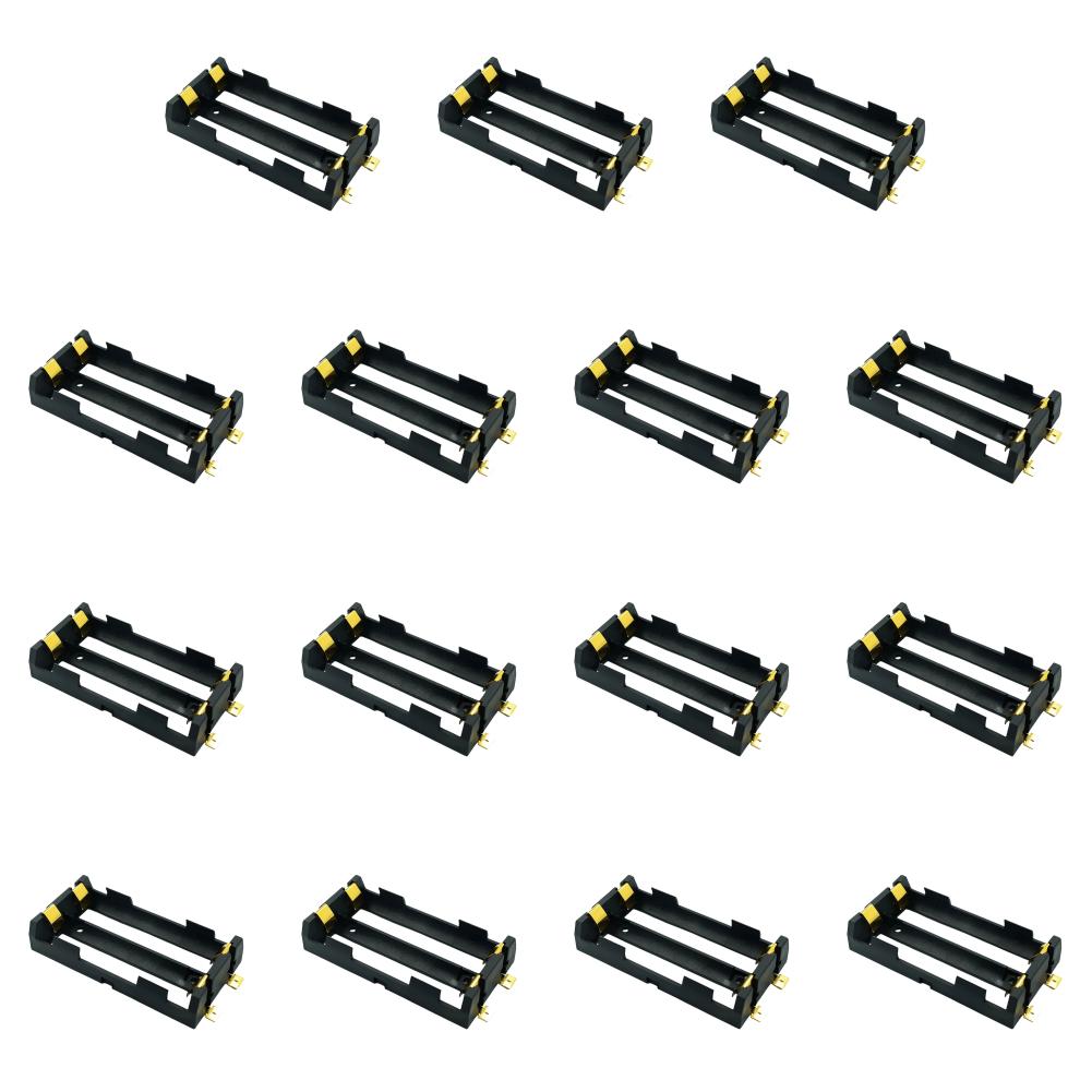 

Держатель батареи 18650 SMT, перезаряжаемый внешний аккумулятор 3,7 В с бронзовыми контактами (2 слота)