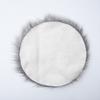 Faux Round Rug for Bedroom Living Room or Study Space On Hard Flooring