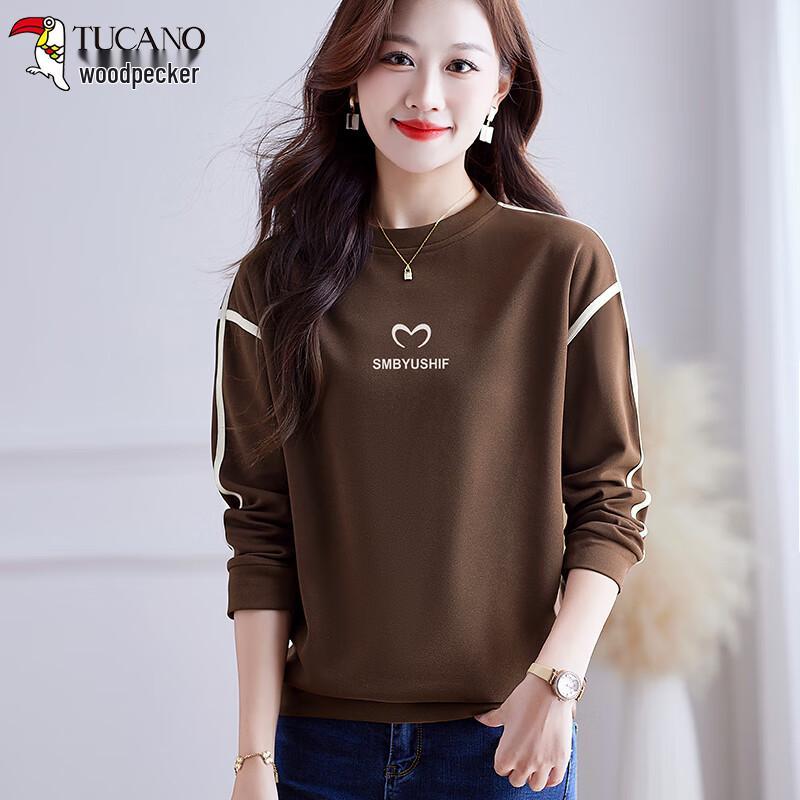 Woodpecker Women's Casual Long Sleeve Sweatshirt