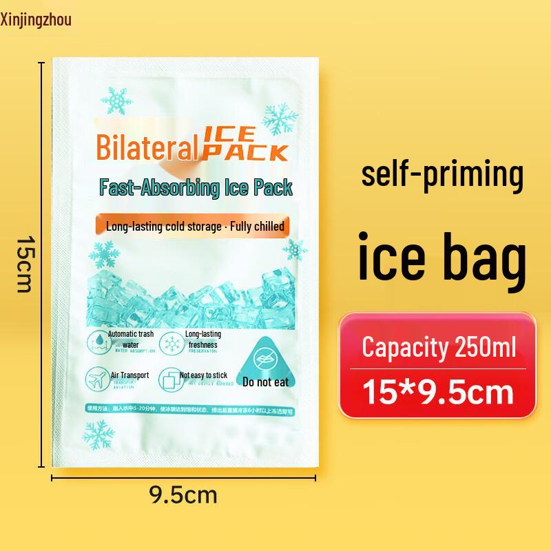 Self-Absorbing Disposable Ice Packs for Fresh-Keeping & Cooling