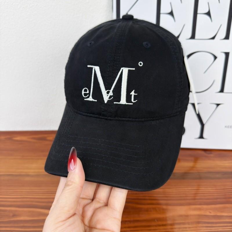 

Baseball Cap With Embroidered Letters For Summer Street Style And Sun Protection чёрный