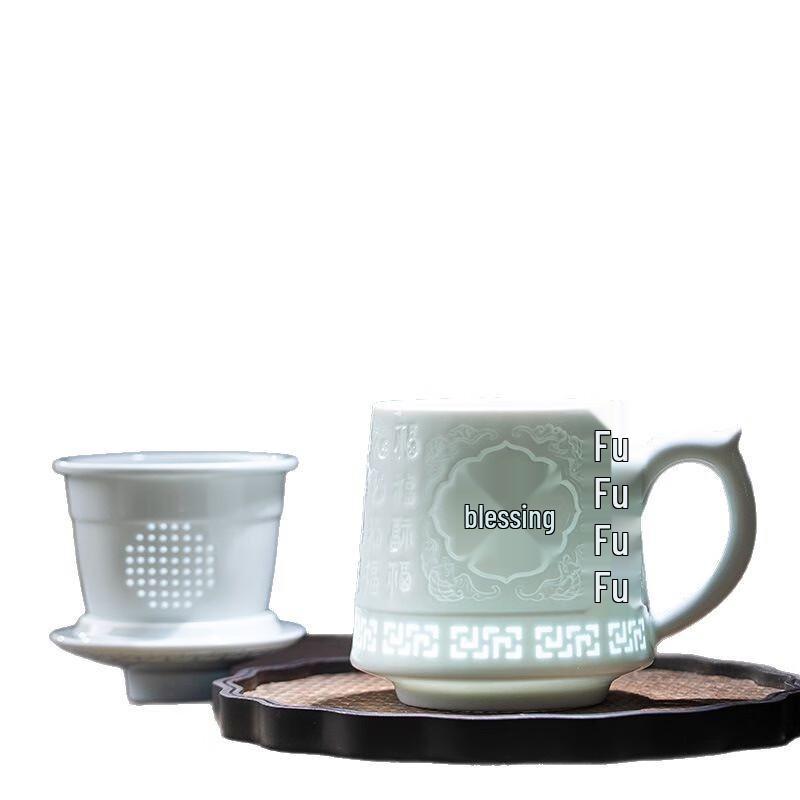 

Yongjing Yitao Hidden Green Exquisite Ceramic Filter Teacup