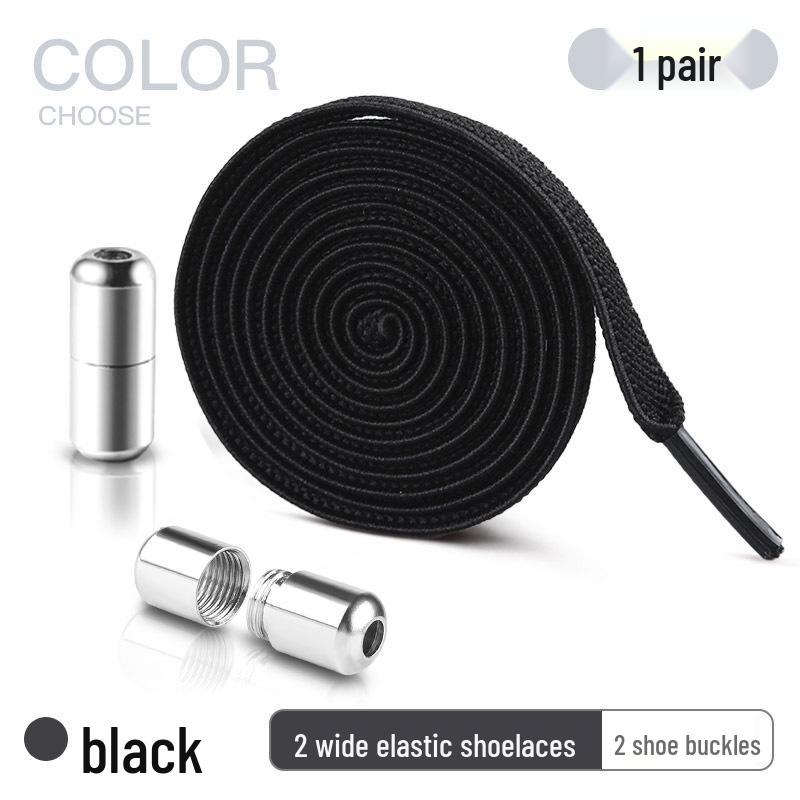 Elastic No-Tie Shoelace Buckle for Men, Women, and Kids