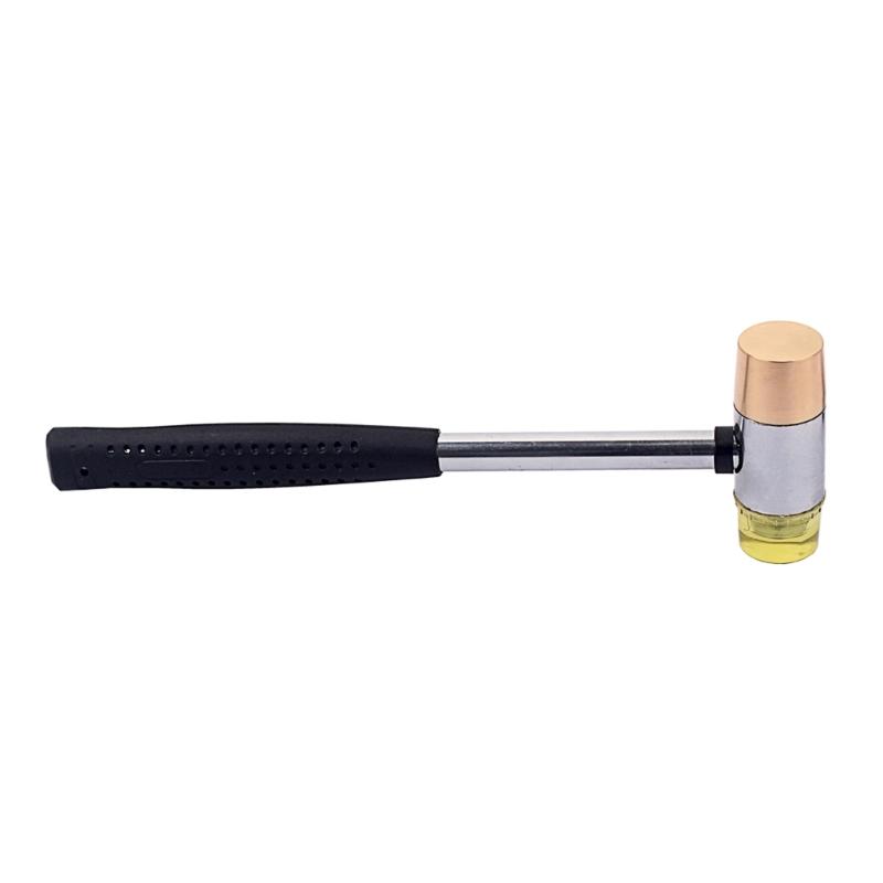 Martillo de Trastes para Guitarra de 26 mm, Herramienta de Luthier de Doble Cabeza para Luthiers de Guitarra, Herramienta para Trastes de Guitarra, Mazo para Trastes, Martillo de Goma para Trastes