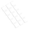1000PCS Standard Pre Cut 0.8mm Flat Hot Staple For Plastic Stapler Repair Welder Car Insurance Plastic Repair Machine Tool