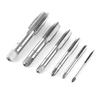 12pcs Screw Thread Hand Tap Set Straight Flutes M3 M4 M6 M8 M10 M12