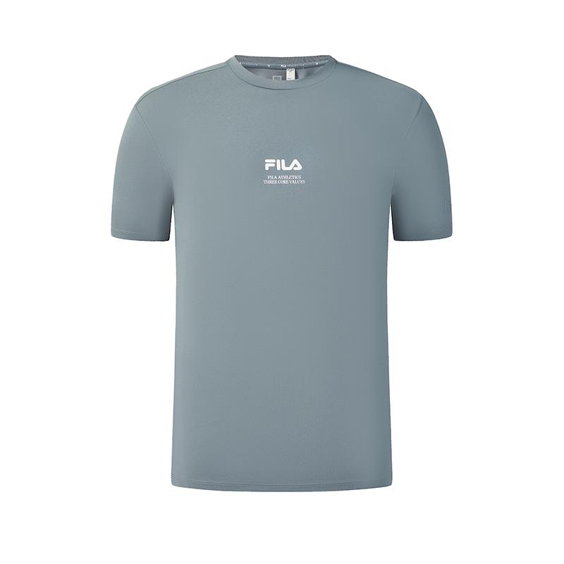 FILA Fitness Fashion Simple Classic Sports Training Versatile Breathable Quick-Dry Short Sleeve T-Shirt Men tops A11M621110FZA