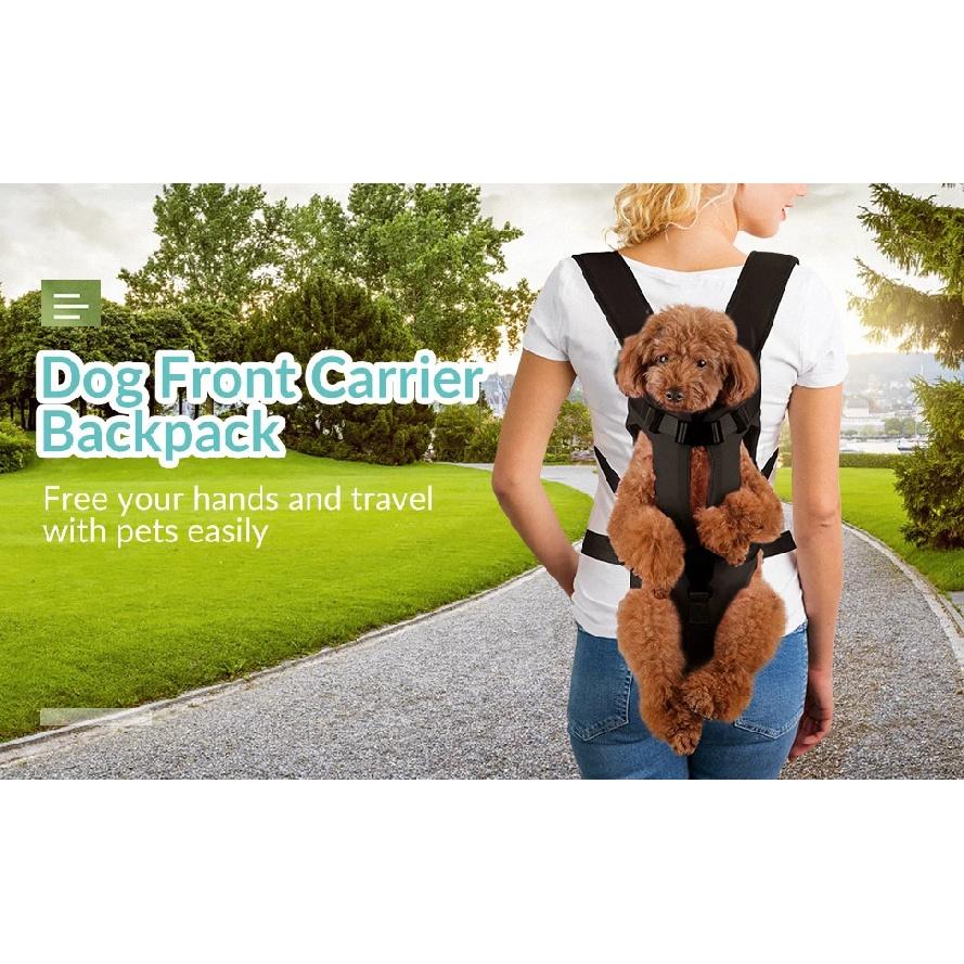 Pet Carrier Backpack for Dogs Cat Thickened Sponge Pet Front Dog Carrier Backpacks Portable Puppy Transportation Dog Bags