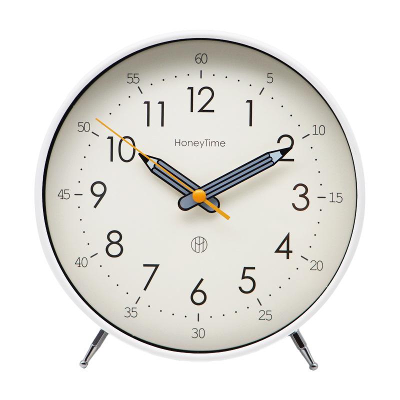 

Table Clock Desktop Clock Ornaments Living Room Display Table Clock Home Desktop Sitting Clock New Simple Pendulum Clock