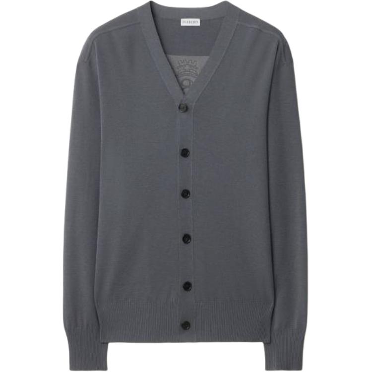 Burberry Knitwear Men's Gray V-neck Moderate 81066071