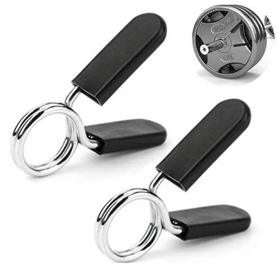 Set of 25mm28mm30mm Barbell Clip Spring Collar Clip Gym Weights Dumbbell Lock Standard Weightlifting Kit Barbell Lock