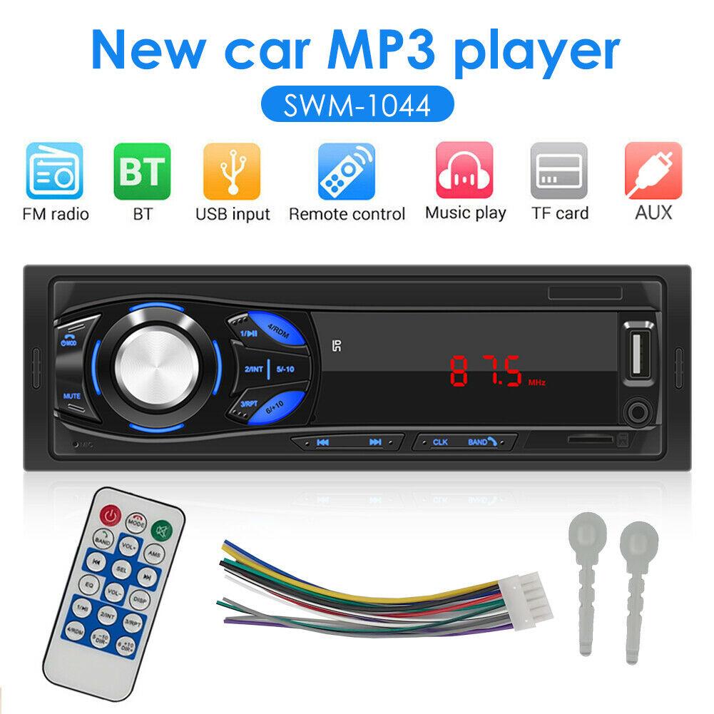 12V SWM-1044 Einzel-1DIN Autoradio MP3-Player Radio FM AUX TF-Karte U-Disk Head Unit