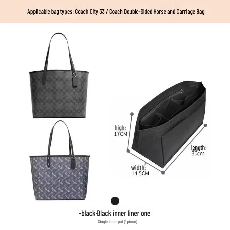 Coach Tragetaschen-Organizer - Leichte Filz-Innenaufbewahrung No Specific Size