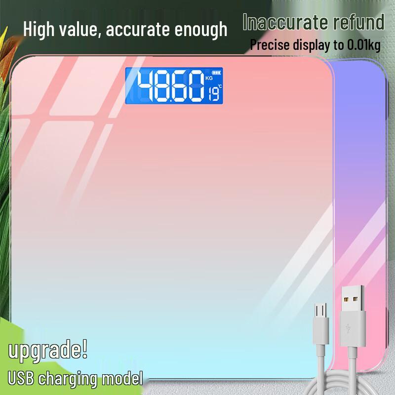 Jinmiao Smart Aurora Gradient Digital Body Fat Scale