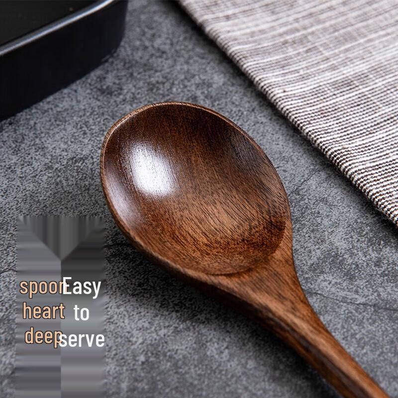 Natural Wood Coffee and Milk Spoons