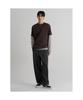 Garment-Dyed Wide Tapered Fit Pants Ash