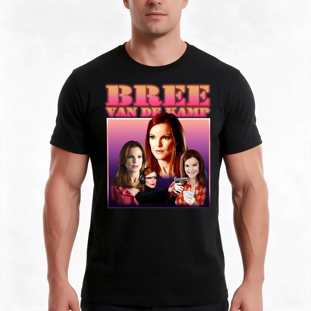 Bree Van De Kamp Homage Tshirt Summer Casual Cotton Tee Oversized Streetwear Tops Vintage Graphic Print Unisex Unisex Unisex