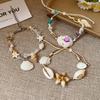 Niche Fashion Seashell & Pearl Star Bracelet for Women - Vacation Style Hand Jewelry