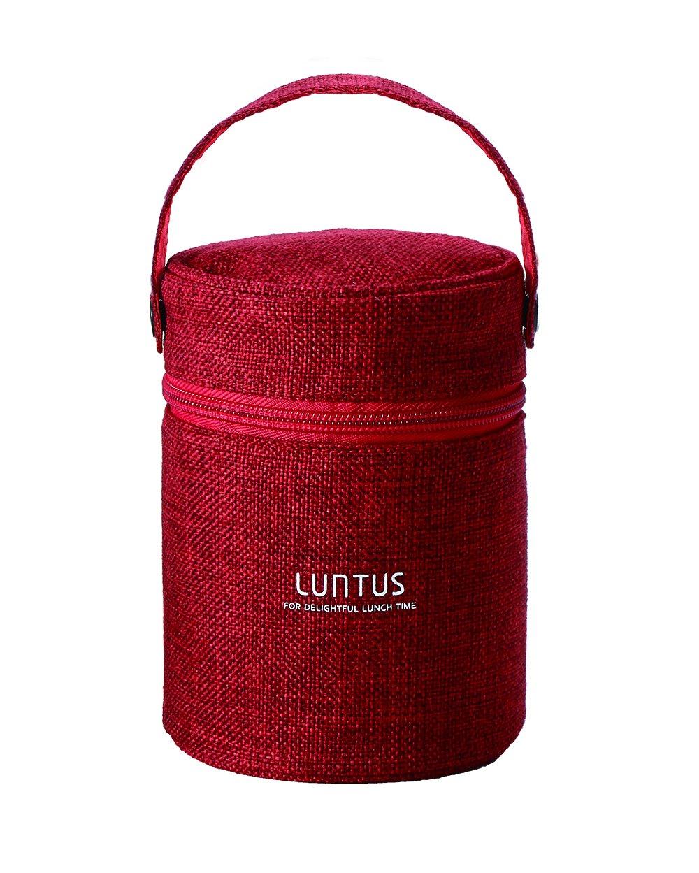 Термос-суповая сумка Asvel Insulated Soup Bottle 3244  Lantas , красная.