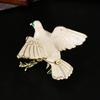 New White Dove Jewelry Box European and American Fashion Jewelry Brooch Animal Alloy