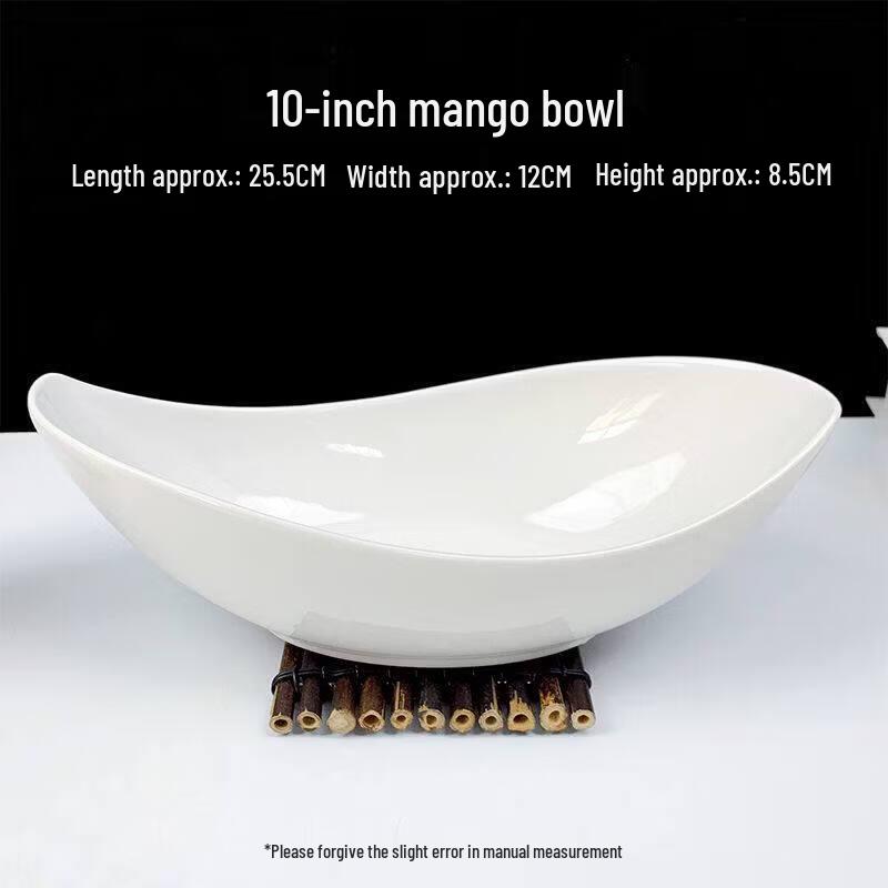 Creative Ingot Ceramic Salad Bowl