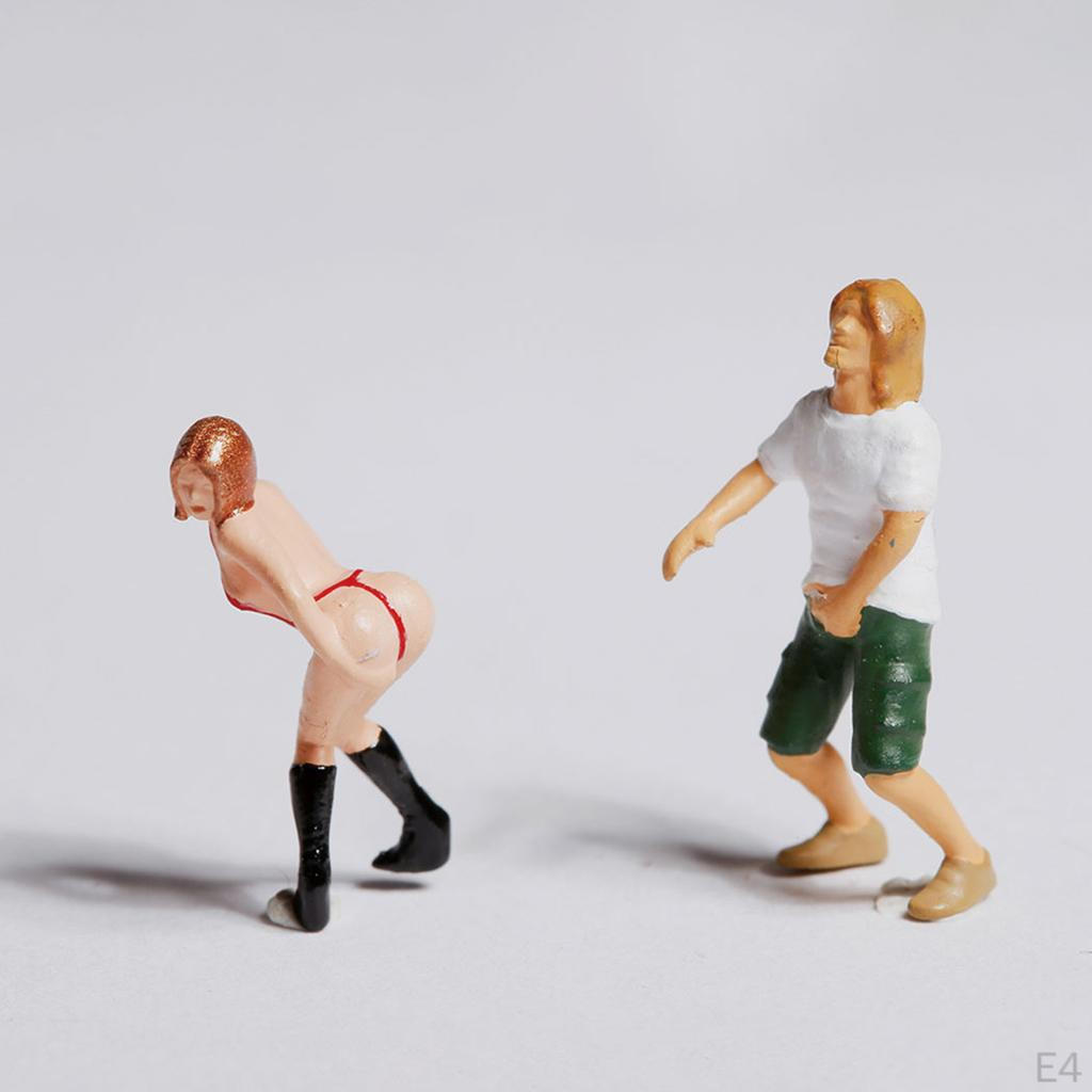 1:87 Miniature Scene People Figures Diorama Painted Human Figure HO Scale