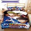 3pcs Custom Name Captain Tsubasa Dream Team Bedding Set Duvet Cover Closure Includes 1 Duvet Cover & 2 Pillowcases for All Seasons Bedroom Decor