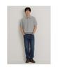 Binpolmen Cotton Silk Collared Neck Knit Gray