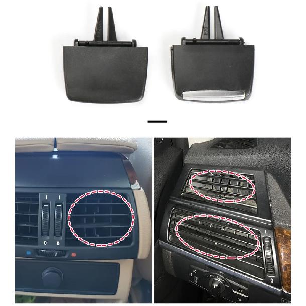 Car Front Rear Center Original version AC Vent Grille Slider Tab Clip Repair Kit For BMW X5 E70 X6 E71 64229220101 64226954953