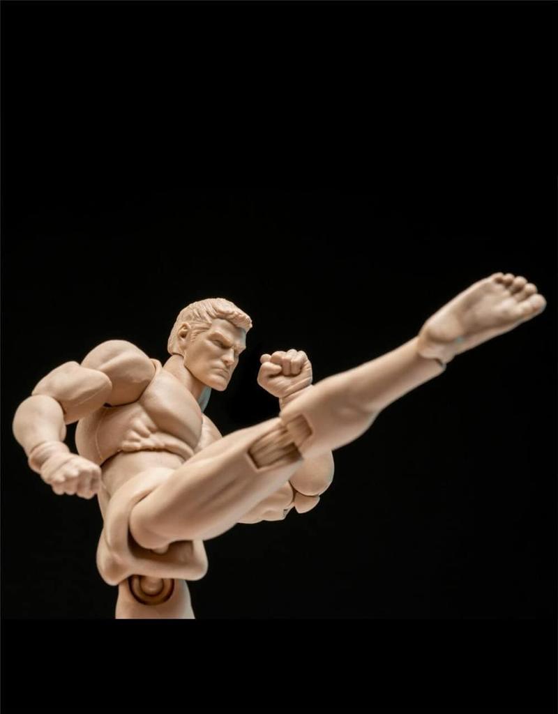 Scale Action Male Body Normal White Muscular Male Body Flexible Miniature Action Figure Body Doll Collection 1/12 Figure, 6-Inch Model, Skin, Model,