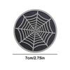 2PCS Car Cup Holder Mat PVC Water Coaster Decoration anti-skid mat Car Interior Decor  Footprint Cobweb Sun water cup mat